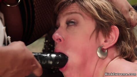 Milf Dyke Dp Banged In Foursome Bondage