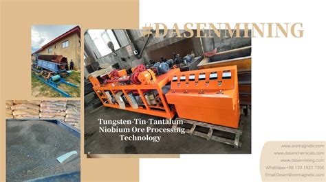 Maximizing Efficiency and Sustainability in Tungsten, Tin, Tantalum, and Niobium Ore Processing ...