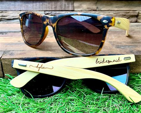 Personalized Wooden Sunglasses Custom Wood Sunglasses Womens Etsy