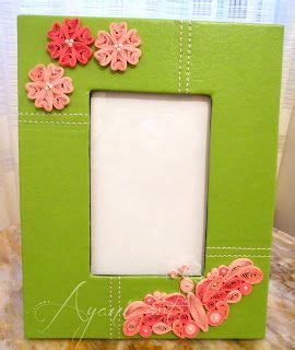 Ayani Art Quilled Green Frame