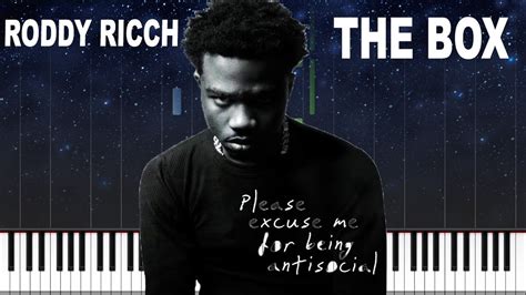 Roddy Ricch The Box TIKTOK EASY PIANO TUTORIAL YouTube