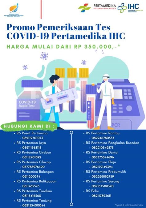 Promo Pemeriksaan Covid 19 Pertamedika IHC