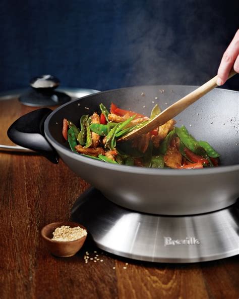 Breville Stainless Steel Electric Wok Williams Sonoma