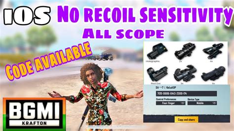 Iosno Recoil Sensitivity All Scope Sensitivity All Iphones Best