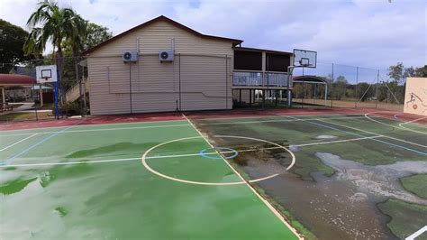 Satisfying Pressure Cleaning Filthy Concrete Basketball Court Youtube