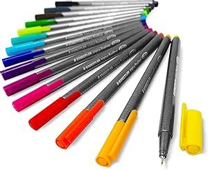 Amazon Staedtler Triplus Fineliner Bol Grafos De Metal Para