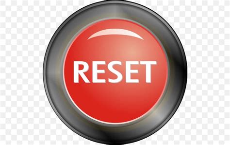 Reset Button Push Button Png 516x516px Reset Brand Button