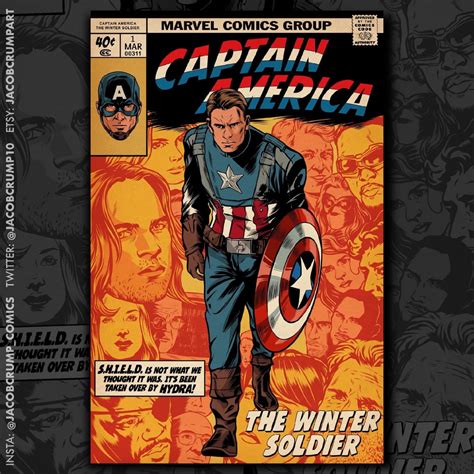 CAPTAIN AMERICA : The Winter Soldier comicbook cover : r/CaptainAmerica