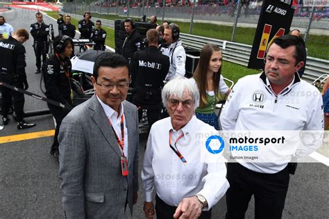 Takahiro Hachigo Jpn Honda Ceo Bernie Ecclestone Gbr Ceo Formula