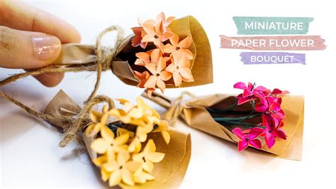 How To Make A Mini Paper Flower Bouquet Best Flower Site