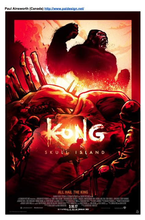 Kong Skull Island Poster Debut from Bottleneck Gallery Show