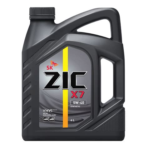 Олива ZIC X7 5W-40 4л – ZIC – преміальні моторні оливи та мастильні ...
