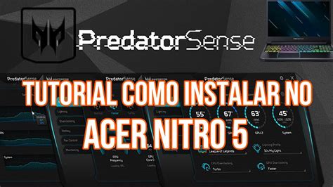 Como Instalar Predator Sense Acer Nitro Passo A Passo Tutorial