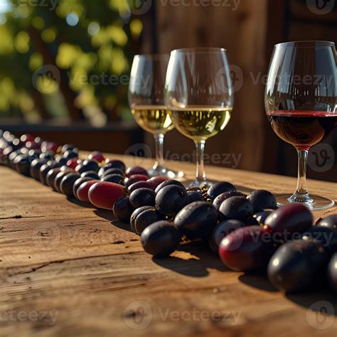 A hyper-realistic photograph of the wine production process, winery