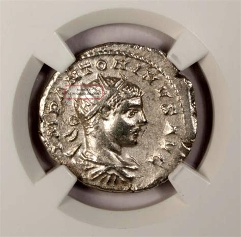 Roman Empire Elagabalus Ad 218 222 Ar Double Denarius Ngc Xf Silver