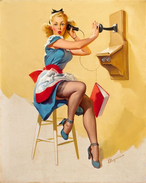 Picture Of Gil Elvgren All His Glamorous American Pin Ups Th