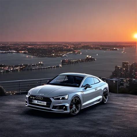 A Daytona Pearl Grey Audi S Sitting On The Side Of Openart