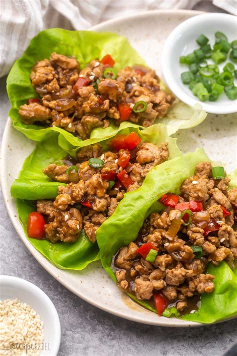 Chicken Lettuce Wraps The Recipe Rebel