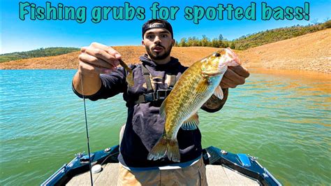 Fishing Grubs For Spotted Bass Lake Oroville Youtube