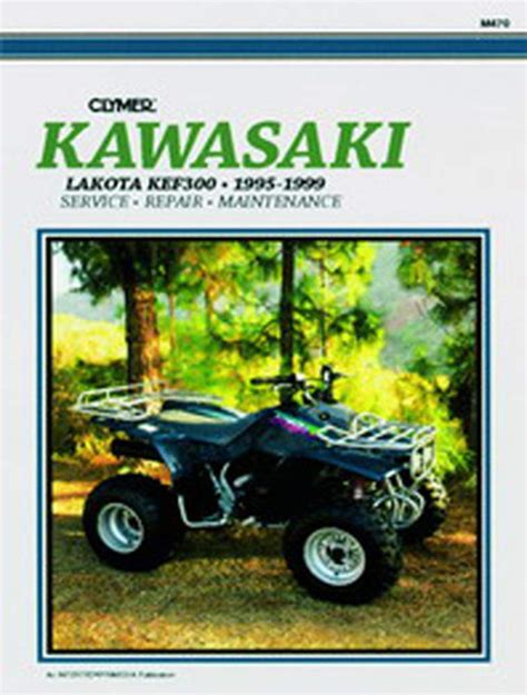 Kawasaki Lakota KEF300 ATV 1995 1999 Service Repair Manual Penton