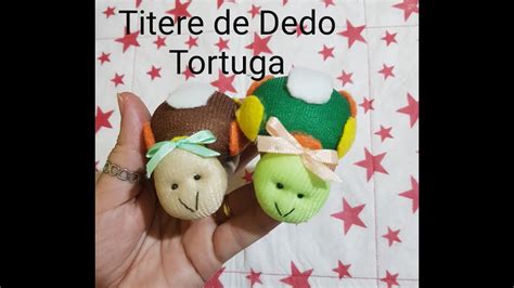 Como Hacer Titere De Dedo Tortuga Titere De Tela Fieltro YouTube