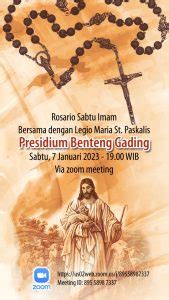 Warta Paroki Mingguan Januari Gereja St Paskalis