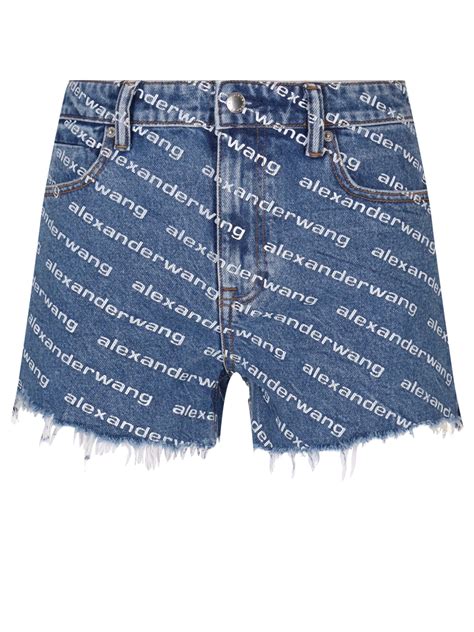 Шорты джинсовые от ALEXANDER WANG за 44 600 рублей (цвет: принт ...