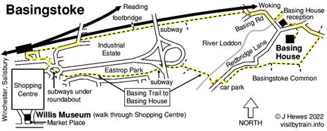 Detailed Map Of Basingstoke Area