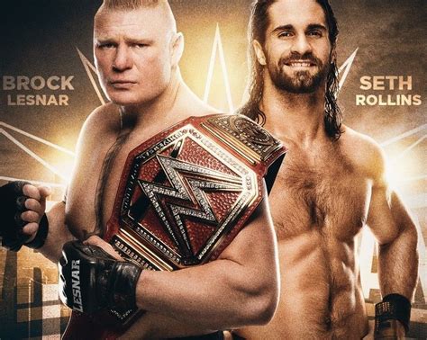 Epic Showdown Brock Lesnar Vs Seth Rollins At WrestleMania 35