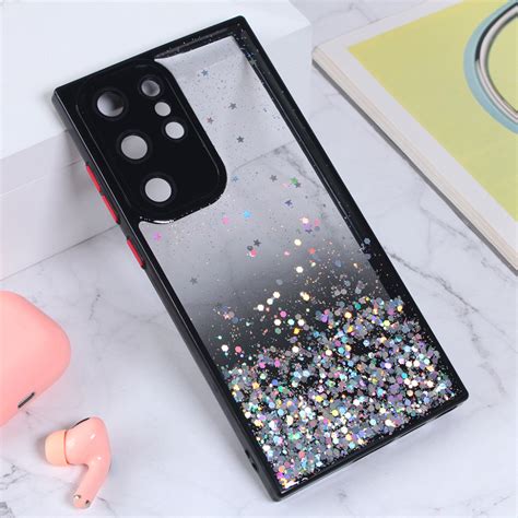 Maska Futrola Frame Glitter Za Samsung S B Galaxy S Ultra Crna