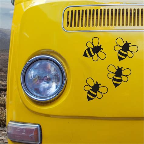 Bumble Bee Vinyl Decal Pack Of Bees Bee Car Decal Bee Car