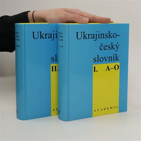 Ukrajinsko český slovník I II díl 2 svazky kolektiv