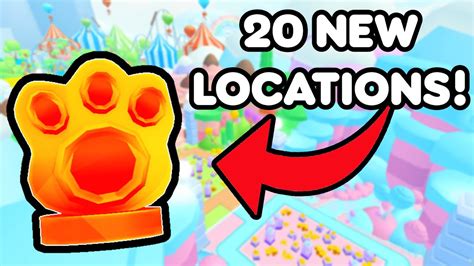 ALL 20 NEW SHINY RELIC LOCATIONS IN PET SIMULATOR 99 ROBLOX YouTube