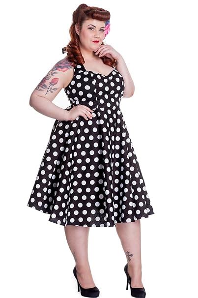 Plus Size Polka Dot Dresses Vintage 40s 50s 60s 70s Dresses