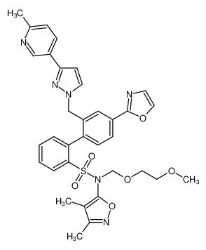 1 1 Bifenil 2 Sulfonamida N 3 4 Dimetil 5 Isoxazolil N 2