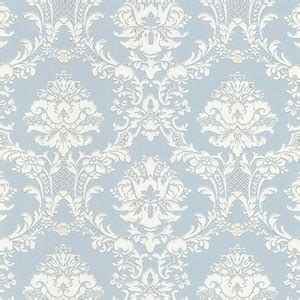 Norwall Document Damask Vinyl Roll Wallpaper Covers 55 Sq Ft