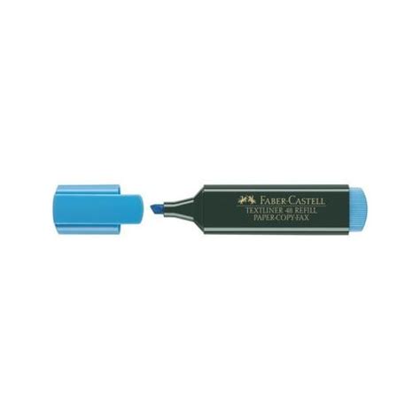 Resaltador Fluor Faber Castell Textliner Azul Central De Compras