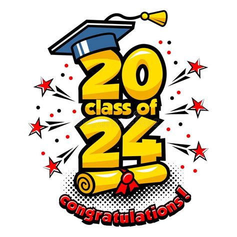 2024 Graduate Class Logo Stock Illustration Illustration Of High 283163227