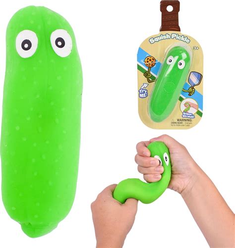 Squishy Pickle Extra Large 55 Stretchy Stress Relief Toy Gag T Funny Adult