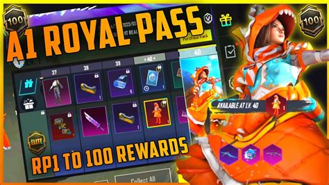 A1 ROYAL PASS 1 TO 100 RP REWARDS LEAKS RP VEHICLE SKIN FREE RP