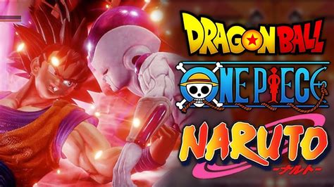 INFO NUEVO JUEGO De DRAGON BALL Vs NARUTO Vs ONE PIECE PERSONAJES