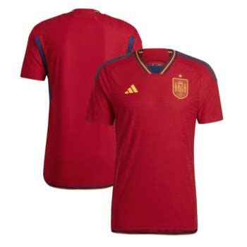 Spain Home Jersey Qatar World Cup Customized Shirt Unisex