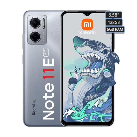Smartphone Xiaomi Redmi Note 11E 5G 128GB 6GB - Gris | Walmart en línea