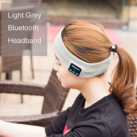 Bluetooth Music Headband Wireless Bluetooth Sports Headband Sweatband Headphones Headset