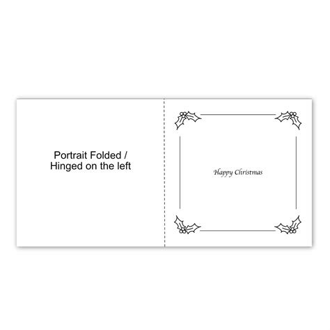 Simple Affordable Christmas Card Inserts for Hand Made Cards