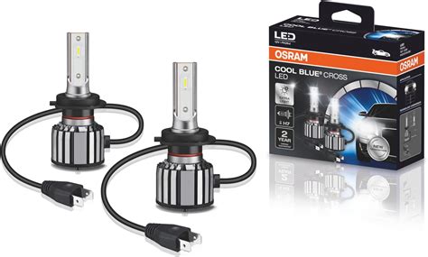 KIT LED COOL BLUE CROSS H4 OSRAM 64193CW CBC Potência 23W Tensão