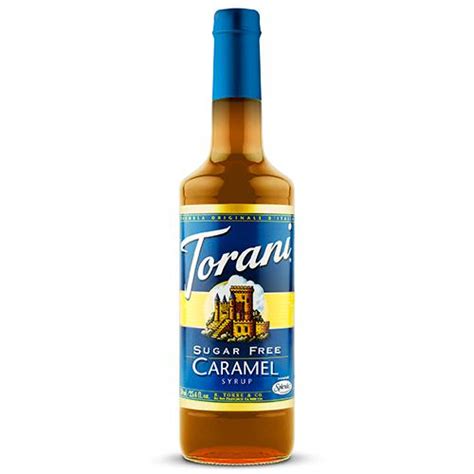 Torani Sugar Free Caramel Syrup Bottle Torani Sf Caramel Syrup