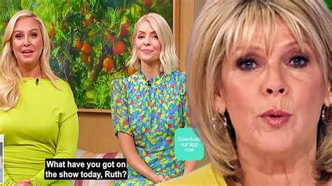 Ruth Langsford Ignores Holly Willoughby As This Morning Fans Spot Awkward Moment Ruth Holly Feud