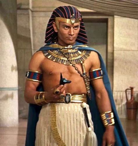 Yul Brynner Film Costumes As Pharaoh Of Egypt In The Ten Commandments