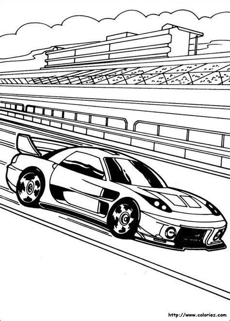 Hot Wheels Coloring Page